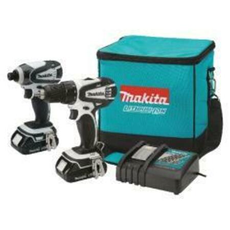MAKITA LCT200W Combination Tool Kit, Battery Included, 1.5 Ah, 18 V, Lithium-Ion CT225R